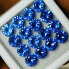 Natural Blue SAPPHIRE Loose Gems 20 Pcs Gemstone Certified Lot 1.2 mm Round Cut