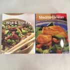 Cookshelf Cookbooks - Mediterranean and Wok & Stir-Fry