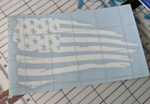USA Flag Distressed decal sticker vinyl graphic American car truck window