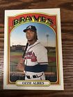 2021 Topps Heritage #OB-OA Ozzie Albies Oversized 1972 Topps Box Toppers