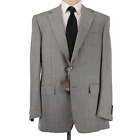 Stefano Ricci NWT 100% Wool Suit Size 54R US 44 Black/White Glen Plaid w/ Pink