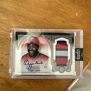 2023 Topps Dynasty Autograph Auto Game Used Patch #OS1 Ozzie Smith 4/10