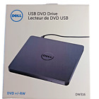 DELL USB DVD Drive Model DW316 Slim Design - OPEN BOX/NEVER USED! Win 7/8/8.1