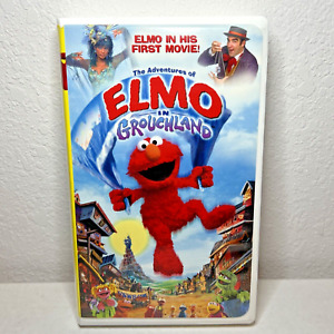The Adventures Of Elmo In Grouchland (VHS, 1999, Clamshell) Elmo's First Movie