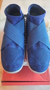 Men's Nike Free RN Motion Fly Knit 880845-401 Running Shoe Blue/Black Size 10.5
