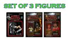 NEW Puppet Master Set of 3 Horror Movie Action Figures Toy Blade Jester Torch