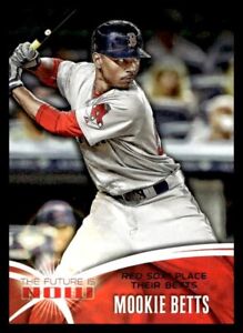 MOOKIE BETTS RC 2014 Topps The Future is NOW # FN-MB1 Red Sox Rookie