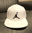 Jordan, Nike Pro, Snapback Hat, White. Clean