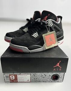 Size 9 - Jordan 4 Retro bred release 2012