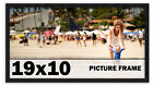 19x10 Frame Black Picture Frame  Modern Photo Frame UV Acrylic, Acid Free Backer