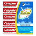 5 PACK Colgate Total Whitening Toothpaste 170ml Each - Fresh From Canada