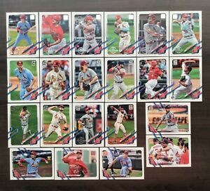 2021 Topps 582 Montgomery Club Factory Set Base Team Set ~ Pick your Team