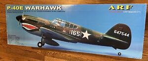 Vintage CMP P-40E Warhawk ARF Not Kit Painted Composite RC Airplane NOS