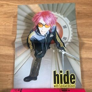 hide with Spread Beaver Pin-up Poster Gackt Pierrot JP uv vol.37 1998 Music Book