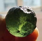 Green GEM MOLDAVITE Meteorite Impact Glass Czech - 11.67g