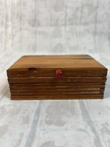 Wooden Box with Hinged Lid, Wood Storage Box with Lid, Wooden Memory Box