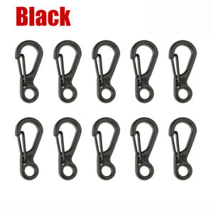10-30X Mini SF Aluminum Spring Carabiner Clip Keychain Outdoor Snap Camping Hook