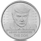 Donald Trump Mugshot Never Surrender 1oz Fine Silver Round Coin DJT FJB The Don