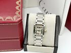 Cartier 2384 Ladies Tank Francaise Stainless Steel and 18k Gold Box Paper
