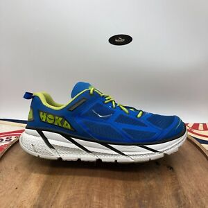 Hoka One One Men's Clifton 1 Running Shoes 1101943 CGRY Blue Green White Size 11