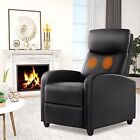 PU Leather Recliner Chair Living Room Massage Single Sofa Home Theater Chairs