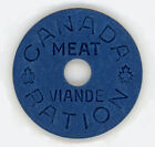 Canadian Meat Ration Token - WWII