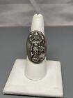 vintage buddha ring Sterling Silver Wight 6.9g Size 7.5