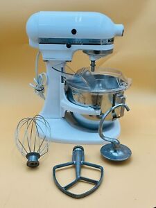KitchenAid Professional 5 Qt KSM50PPWH 10-Speed Mixer with Attachments TESTED