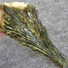 114g Natural rough Green Kyanite Crystal Mineral Spray cluster From Brazil  F48