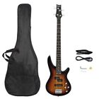 New ListingGlarry GIB Electric Bass Guitar Full Size 4 String Sunset Color