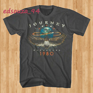 Journey Departures Album Tour 1980 Men's T Shirt Rock-Band Vintage Concert Merch