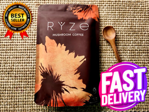 ORGANIC RYZE MUSHROOM COFFEE ☕ Brand New Bag 30 Servings FAST Shipping