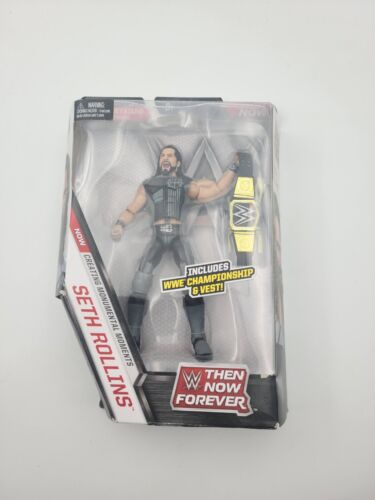 WWE Walmart Exclusive Then Now Forever Elite Seth Rollins Action Figure. NXT AEW