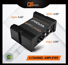 PRV Audio QS400.4 2 Ohm Mini Compact 4 Channel Full Range Class D Amplifier