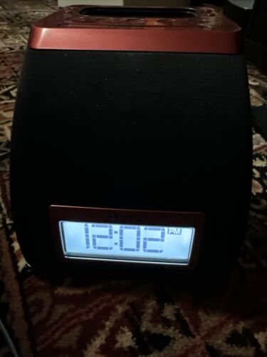 iHome iP21 iPhone iPod Charging Speaker Dock Alarm Clock Red 2.I1