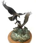 New Listing'Eagle’s Conquest' Clark Bronson Bronze Sculpture Signed Limited Edition #17/75