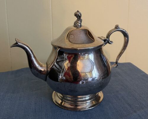 Vintage Silver Plated Small Lidded Teapot