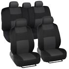 Car Seat Cover Full Set 5-Seat Front Rear Cushion Protector for Nissan Polyester