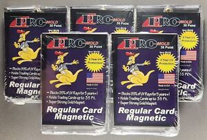 5x Pro Mold MH35 Original 35pt Magnetic Card Holder One Touch  -Made in USA!