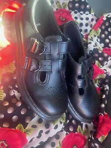 Doc Martens Mary Jane’s | Size 3 | Black With Black Buckles | NEW