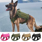 Tactical Dog Harness with Handle Reflective No Pull Military Molle Working Vest