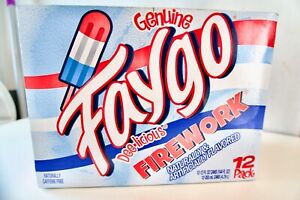 Faygo Soda 12 pack. Flavors: Firework & Cotton Candy. Canned Soda.