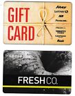 collectible gift card FRESHCO SOBEYS NEEDS IGA FOODLAND store Canada
