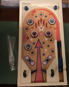 Table Top Pinball Game,wood Construction