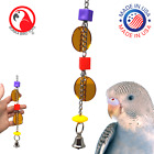 1747 Bead Mirror Small Medium Bird Toy Parrot Cage Craft Toys Cages African Grey