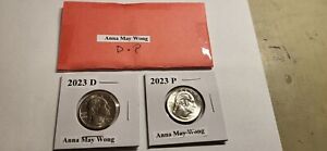 2022 P & D American Women Quarters - Anna May Wong - UNC - US Mint