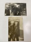 Vintage Handsome WWII SAILORS & Hotdogs Real Photo Postcard Gay Interest Lot 2