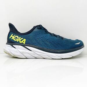 Hoka One One Mens Clifton 8 1119393 BCBT Blue Running Shoes Sneakers Size 11 D
