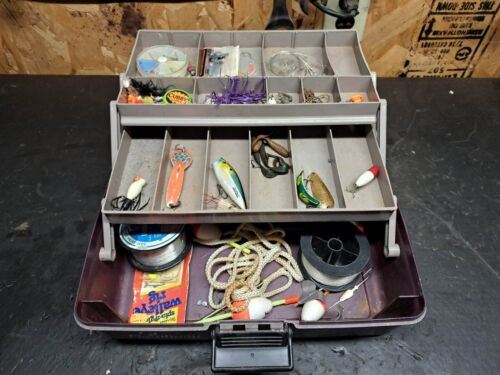 Tackle Box Full of Assorted Tackle
