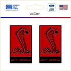 SHELBY COBRA GT350R RED BADGE VINYL DECALS (Small Pair)